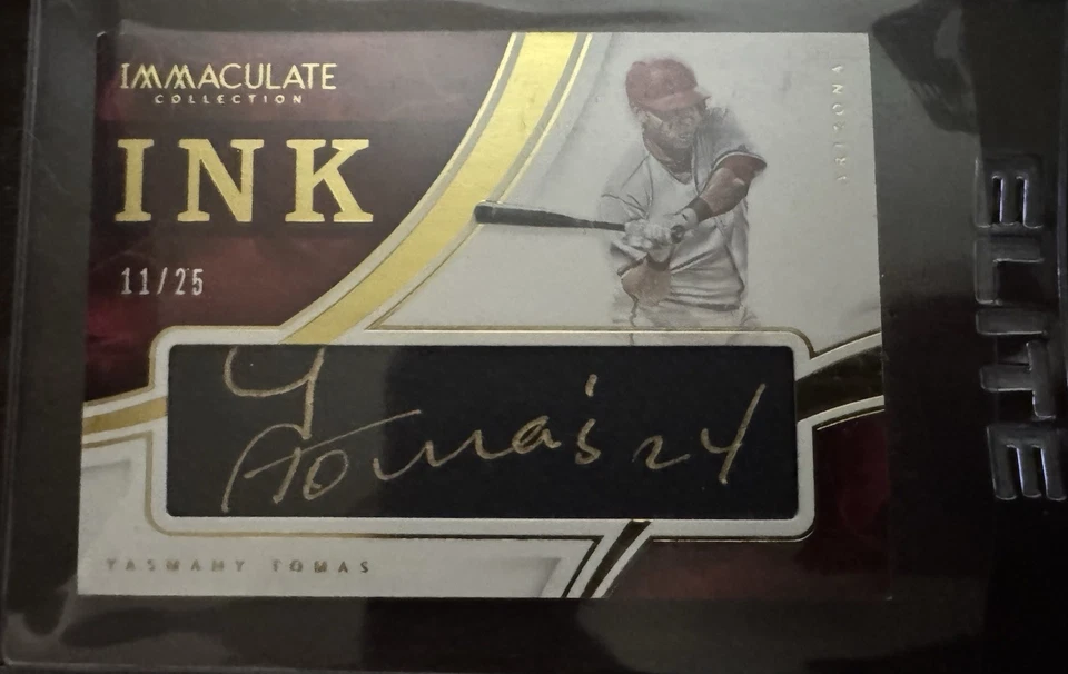2016 Panini Immaculate Yasmany Tomas 金色墨水签名 11/25 Diamondbacks 无底价 — 第 1/1 张图片