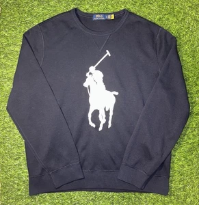 Sudadera Polo Ralph Lauren Big Pony Chenille Bordada Doble Punto Talla L - Imagen 1 de 4