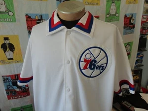Philadelphia 76ers Sixers NBA Throwback Warm Up Shooting Shirt Jersey Size 58 - Bild 1 von 10