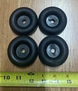 Set 4 Air Compressor Rubber Feet Foot Mount Vibration Pads bumper 2.5”odx1” - Picture 1 of 1