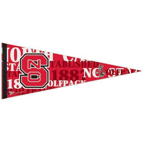 North Carolina State Wolfpack Premium Pennant - 12" X 30" Cover
