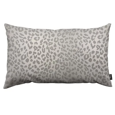 Fundas de almohada con estampado de leopardo a escala gris 12x20 pulgadas textura animal... Foto 1 de 4