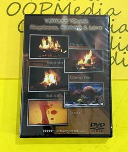 FIREPLACES FISHTANK & LAVA Visuals DVD (VJ World) NEW SEALED US-release - Imagen 1 de 3