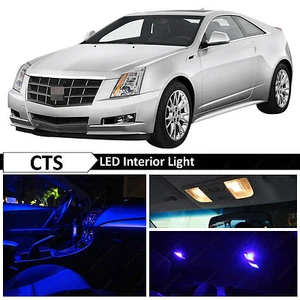 16x Kit de Paquete de Luz LED Interior Azul para Cadillac CTS CTS-V 2008-2013 - Imagen 1 de 8