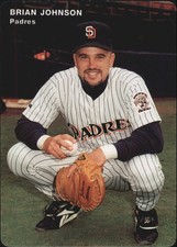 1995 Padres Mother's #10 Brian Johnson 
