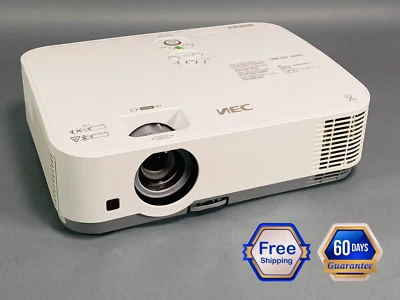 NEC ME331X 3LCD Projector 3300 Lumens, 1080p, HDMI, Remote, Power cable Included - Image 1 of 4