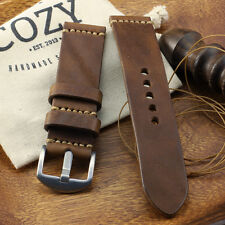 Handmade Vintage 402 Minimalist Leather Watch Strap (18mm, 20mm, 22mm, 24mm)