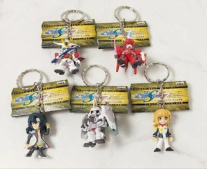 Mobile Suit Gundam figure key chain Lot 5 rare retro Japan anime m536 - Picture 1 of 14