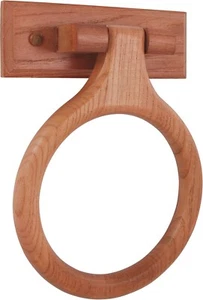 Anillo de toalla de 9-1/4"" de diámetro Madera Roble - LDR 165 9840 Exquisito - Imagen 1 de 1