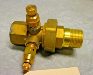 Balancing Valve | 3/4" Female Thread NPT x Male Thread NPT | Brass - Picture 1 of 10