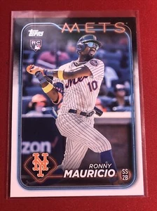 2024 Topps Ronny Mauricio RC Rookie Card No. 224 New York Mets - Picture 1 of 2