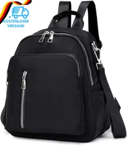Hapkou Rucksack Damen Klein Umhängetasche Rucksäcke Schule Wasserdicht Nylon Mod - Bild 1 von 12
