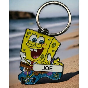 Spongebob Schwammkopf Schlüsselanhänger Universal Studios "Joe" emailliert Key Ring - Bild 1 von 5