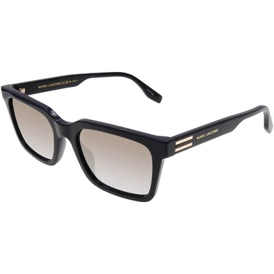 Marc Jacobs Sunglasses MARC 719/S 807/FQ Black/Gold w Gold Mirror Art Deco NEW - Image 1 of 4