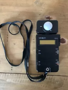 Minolta Flash Meter III with Spherical Diffuser (Ambient/Flash) - Picture 1 of 6