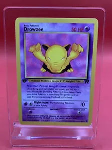 1° Edizione Pokemon Team Rocket Drowzee Comune 54/82 NM - Foto 1 di 2