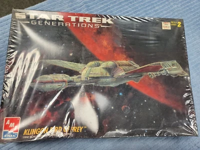 Klingon Bird of Prey Star Trek Generations - Unassembled AMT Ki#t8230Sealed/NIB - Image 1 of 4