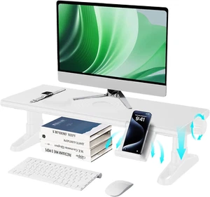 Computer Monitor Stand Riser for Desk, 12-16 Cm Freely Height Adjustable with Ce - Picture 1 of 6