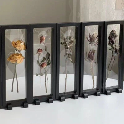 3D Floating Frame Shadow Box Jewelry Show DIY Dried Flower Display Stand Case - Image 1 of 4