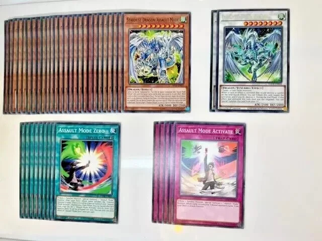 Yugioh Complete Competitive Stardust Dragon/Assault Mode Deck + Ext + Bonus Gift - Image 1 of 1