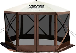 Pop up Gazebo Screen Tent, Pop-Up Instant Gazebo Tent with Mosquito Netting Outd - Picture 1 of 12