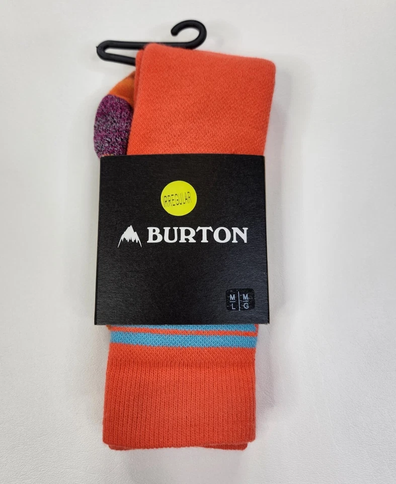 Meias de snowboard Burton Emblem peso médio infantil tamanho médio grande multicoloridas - Imagem 1 de 3