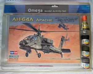 Omega Model Set- 1:72 Hobby Boss AH-64A Apache Helicopter - Picture 1 of 4