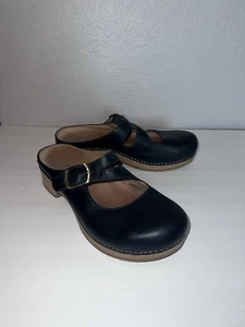 Dansko Britney Pantolette Maryjane Clog schwarz Damen Größe 38 - Bild 1 von 11
