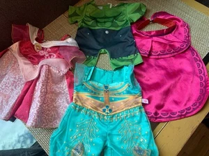 Build A Bear Disney Marvel Clothes Lot Of 4 Cinderella Hulk Jasmine Anna Cape - Picture 1 of 11