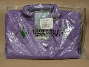 FROGG TOGGS Damen klassische wasserdichte Regenjacke & Hose | Lila/Schwarz Medium - Bild 1 von 2