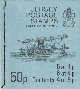 JERSEY 1975 Aviation History 50p 1 LB MNH** - Imagen 1 de 1