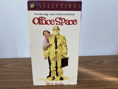 Office Space (VHS, 1999) Ron Livingston & Jennifer Aniston Foto 1 de 3