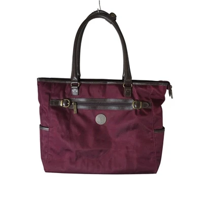 Винтажная бордовая коричневая сумка-мессенджер RALPH LAUREN CHAPS  - Изображение 1 из 4