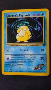 Pokémon TCG Sabrina's Psyduck 99/132 Gym Challenge - Bild 1 von 2