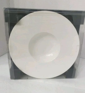 2 cuencos IKEA Stockholm borde texturizado blanco Anne Nilsson 21986 10" NUEVO - Imagen 1 de 6