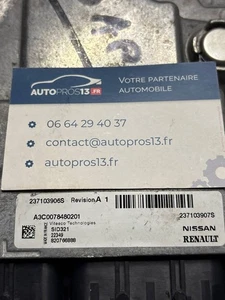 SID321 ECU CALCULATEUR MOTEUR A DECODER RENAULT MASTER A3C0078480201 237103907S - Imagen 1 de 6