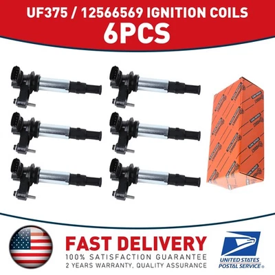 6x Ignition Coil for Chevy Traverse GMC Acadia 2009 Buick Enclave Cadillac CTS - Image 1 of 4