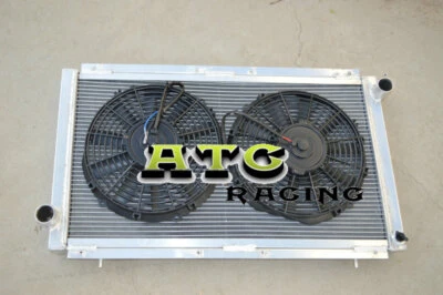 Radiador de aluminio + ventilador para SUBARU IMPREZA WRX GC8 STI 2,0 L 1992-2000 MT Foto 1 de 4