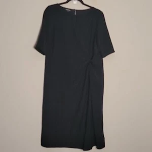 Giorgio Armani ruched shift dress Sz 40 US L Pockets - Picture 1 of 10