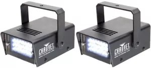2 Chauvet DJ MINI STROBE LED Compact Strobe Lights With Austable Strobe Rate - Picture 1 of 11
