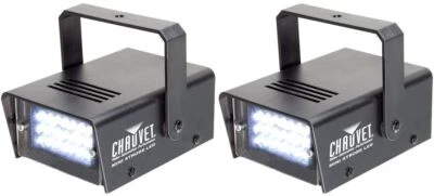 2 Chauvet DJ MINI STROBE LED Compact Strobe Lights With Austable Strobe Rate - Image 1 of 4