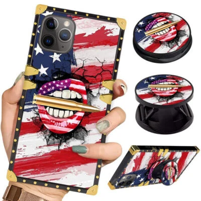 Funda de teléfono de lujo Bling Lips Queen para Huawei Mate 40 Nova 6 P40 P50 Honor 50 70 Foto 1 de 4