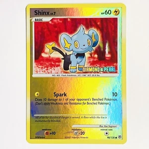 Pokemon 2007 Shinx 98/130 Reverse Holo Diamond & Pearl Stamp Mint - Picture 1 of 5