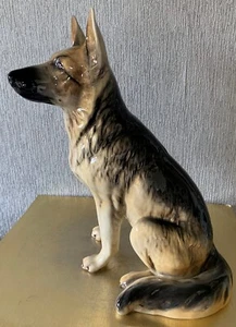 BESWICK DOG DER ELSÄSSISCHE FEUERSTAND MODELL Nr. 2410 GLÄNZEND GROSS PERFEKT GUTES DETAIL - Bild 1 von 8
