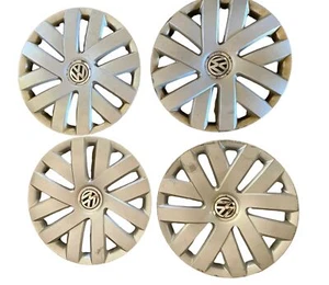 4x Original VW Original wheel caps Polo 6R 6R0.601.147 C - Picture 1 of 6