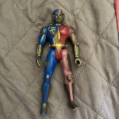 Kenner Saban VR Trooper Ryan Steele 1994 vintage 5 pulgadas Figura de acción y pistola láser Foto 1 de 3