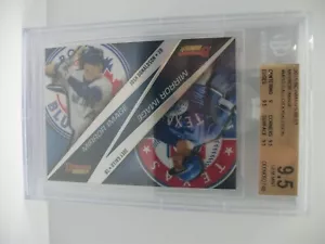 JOEY GALLO/JOSH DONALDSON 2015 Bowman Chrome Mirror Image #10 BGS GEM MINT 9.5 - Picture 1 of 3