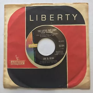 Jan & Dean-Little Old Lady (From Pasadena)/My Mighty GTO 45 RPM 7" Single Rock - Picture 1 of 3