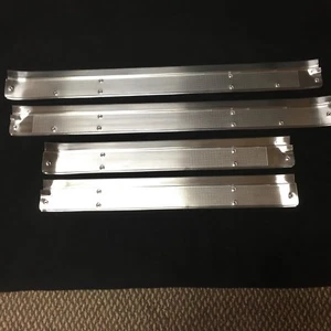 Edsel 1958 4 puertas Sill Scuff juego de 4 placas nuevo envío gratuito - Imagen 1 de 1
