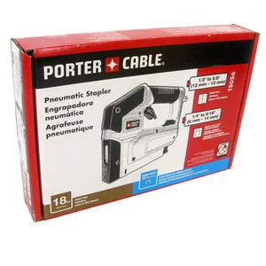 Porter Cable Heavy Duty Pneumatic Crown Stapler 18 Gauge TS056 3/8 inch NOB - Picture 1 of 7